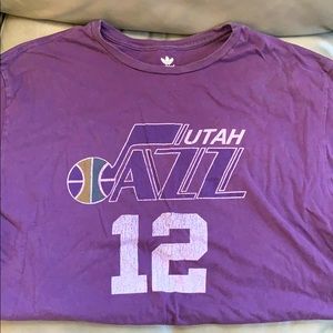 Vintage John Stockton Utah Jazz mens Tee shirt